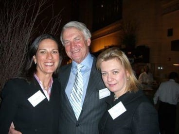 Ros Coffey, Ken Allen and Elena Douglas.